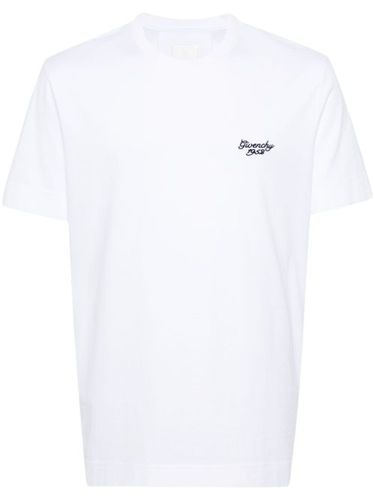 T-shirt en coton à logo imprimé - Givenchy - Modalova