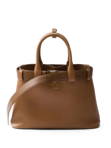 Sac à main médium en cuir - Prada - Modalova