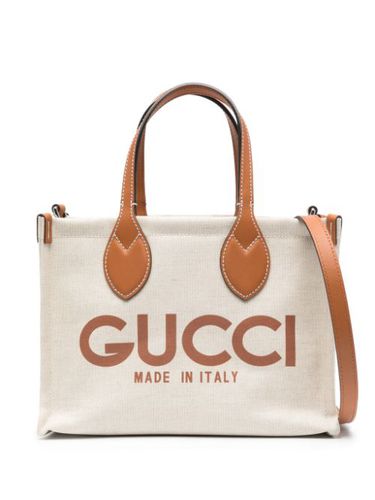 Mini sac à main à logo imprimé - Gucci - Modalova