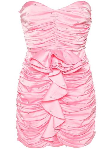 Robe froncée à ornements en cristal - The New Arrivals Ilkyaz Ozel - Modalova