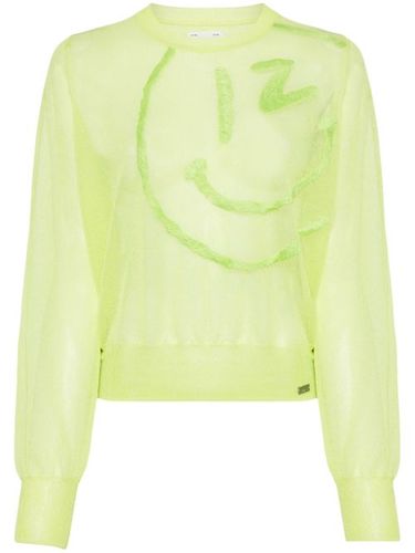 Izzue pull à motif brodé - Vert - izzue - Modalova