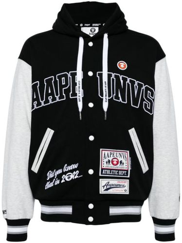 Veste bomber à logo appliqué - AAPE BY *A BATHING APE® - Modalova