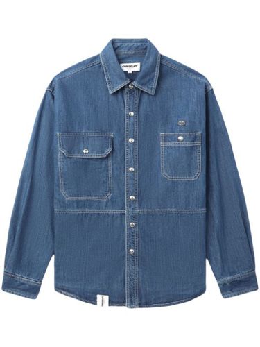 Chemise en jean à patch logo - CHOCOOLATE - Modalova