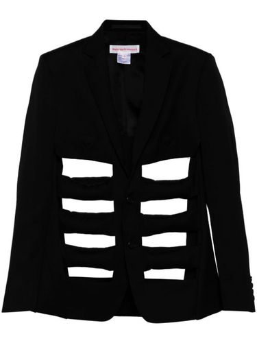 Blazer en laine à découpes - Walter Van Beirendonck - Modalova