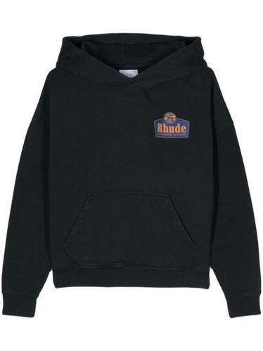 Hoodie en coton à logo imprimé - RHUDE - Modalova