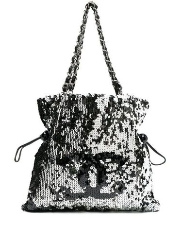 Sac cabas CC brodé de sequins (2008) - CHANEL Pre-Owned - Modalova