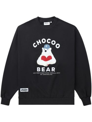 Sweat en coton à imprimé graphique - CHOCOOLATE - Modalova