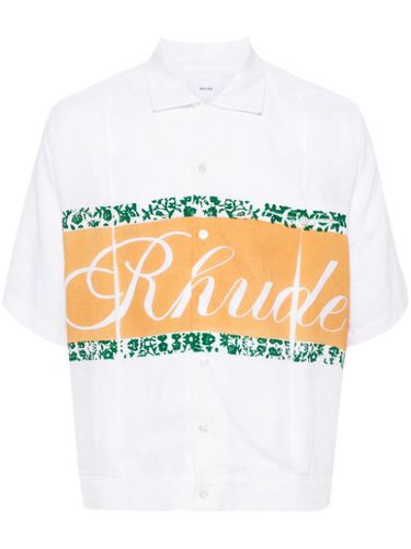 Chemise à logo imprimé - RHUDE - Modalova