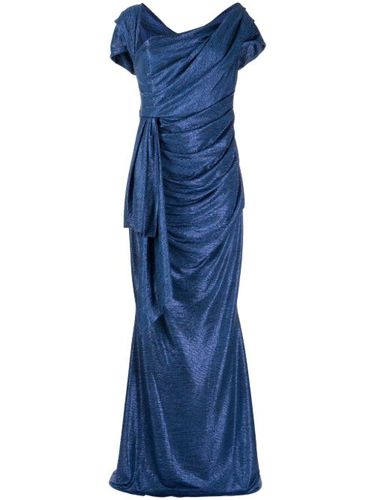 Robe longue drapée - Talbot Runhof - Modalova