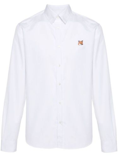 T-shirt en coton à patch renard - Maison Kitsuné - Modalova