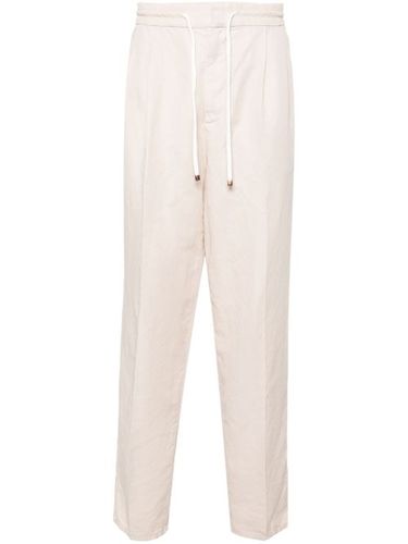 Pantalon chino à lien de resserrage - Brunello Cucinelli - Modalova