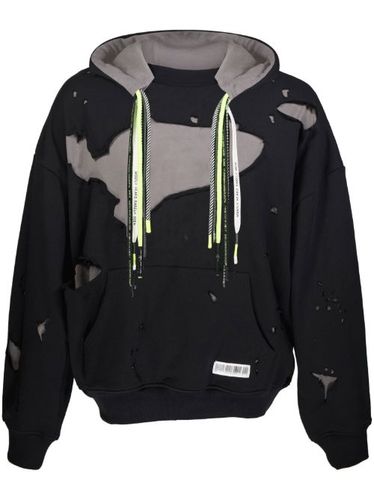 Hoodie superposé à effet usé - Mostly Heard Rarely Seen - Modalova
