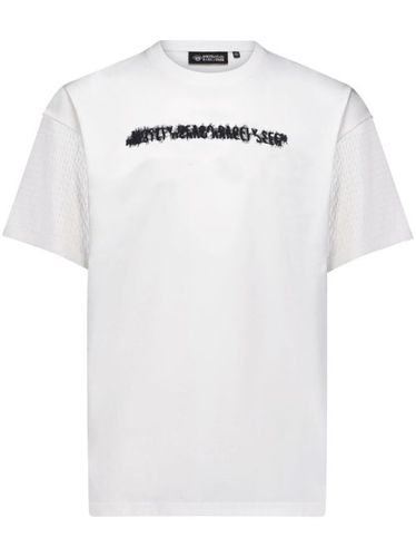 T-shirt en coton à logo brodé - Mostly Heard Rarely Seen - Modalova