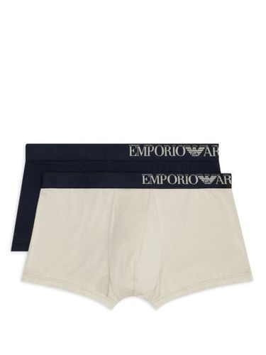 Lot de deux boxers à bande logo - Emporio Armani - Modalova