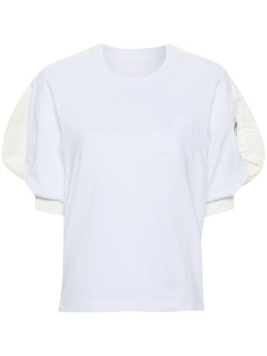 T-shirt en coton à manches bouffantes - sacai - Modalova