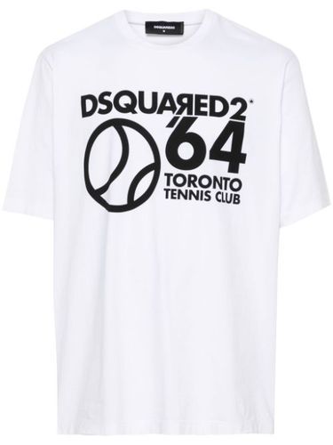 T-shirt en coton à logo imprimé - DSQUARED2 - Modalova