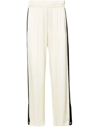 Pantalon droit à détails rayés - BLUE SKY INN - Modalova