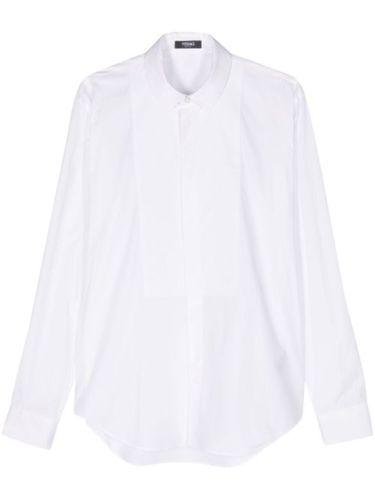 Chemise en coton à empiècements contrastants - Versace - Modalova