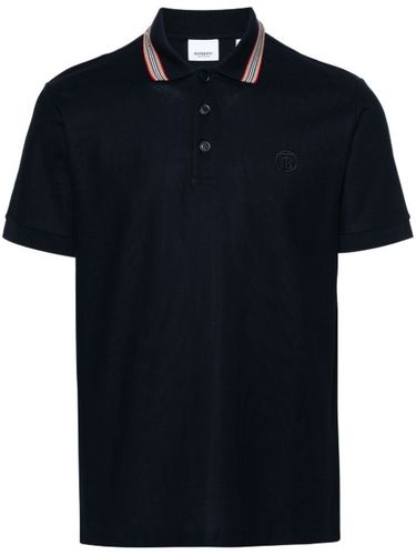 Polo en coton à rayures Icon - Burberry - Modalova
