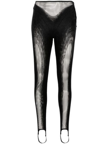 Legging à détails de sous-pieds - Mugler - Modalova