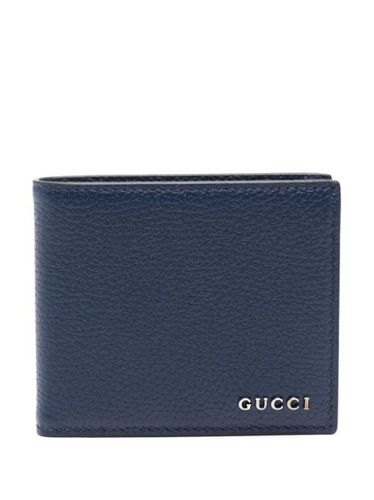 Portefeuille pliant à plaque logo - Gucci - Modalova