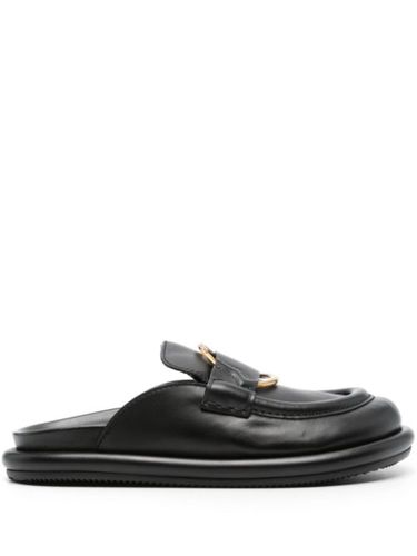 Moncler mules Bell en cuir - Noir - Moncler - Modalova