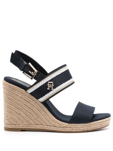 Espadrilles à plaque logo 105 mm - Tommy Hilfiger - Modalova