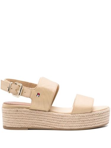 Sandales compensées à brides tressées 48 mm - Tommy Hilfiger - Modalova