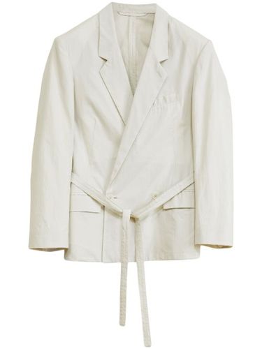 Blazer croisé à taille ceinturée - LEMAIRE - Modalova
