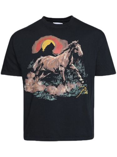 T-shirt en coton Santos à imprimé graphique - RHUDE - Modalova