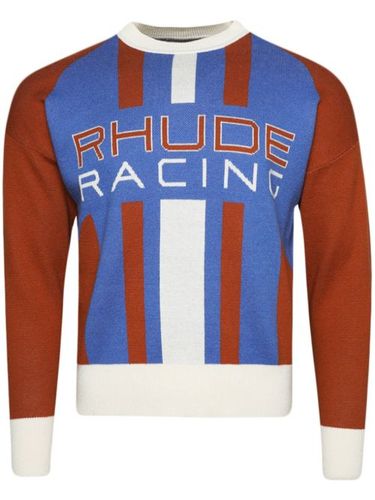 Pull en laine à logo intarsia - RHUDE - Modalova