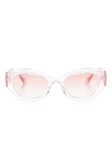Lunettes de soleil à monture papillon - Gucci Eyewear - Modalova