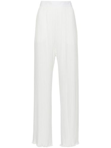 Pantalon droit à design plissé - Lanvin - Modalova