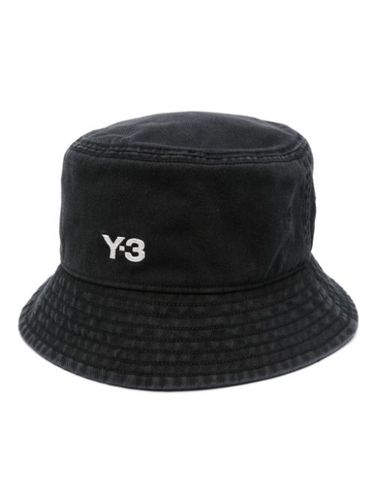 Chapeau en coton à logo brodé - Y-3 - Modalova