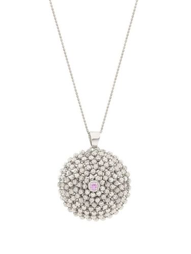 Grand collier Mimosa en or blanc 18ct - Officina Bernardi - Modalova