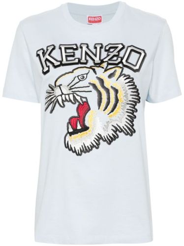 T-shirt en coton à logo brodé - Kenzo - Modalova