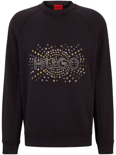 HUGO sweat à logo clouté - Marron - HUGO - Modalova