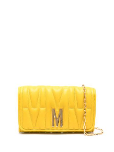 Sac à bandoulière matelassé à logo - Moschino - Modalova