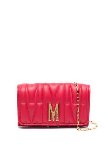 Sac à bandoulière matelassé à logo - Moschino - Modalova