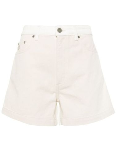 Short en jean à design bicolore - Stella McCartney - Modalova