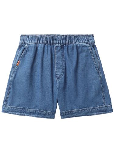 Short en jean à patch logo - CHOCOOLATE - Modalova