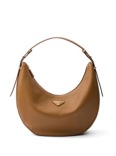 Grand sac porté épaule en cuir - Prada - Modalova