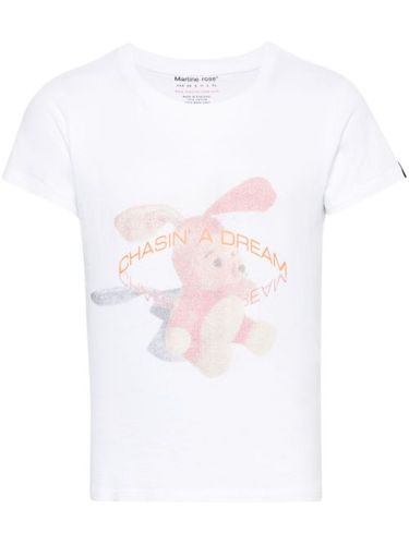 T-shirt en coton à imprimé graphique - Martine Rose - Modalova