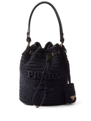 Sac seau à logo embossé - Prada - Modalova