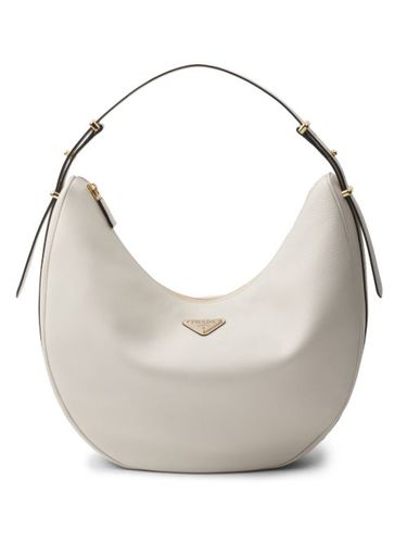 Grand sac porté épaule en cuir - Prada - Modalova