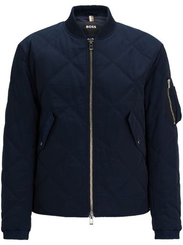 Veste bomber à matelassage losanges - BOSS - Modalova