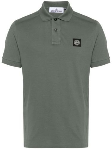 Polo à patch logo - Stone Island - Modalova