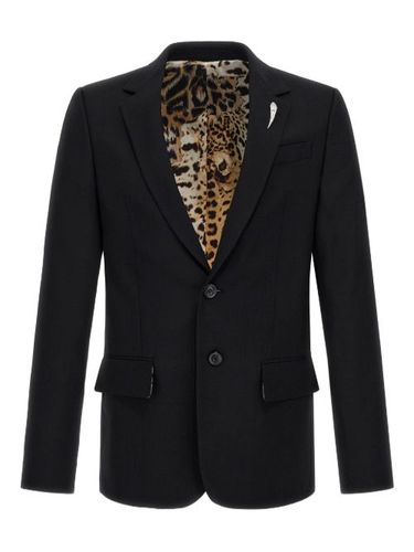 Blazer à simple boutonnage - Roberto Cavalli - Modalova