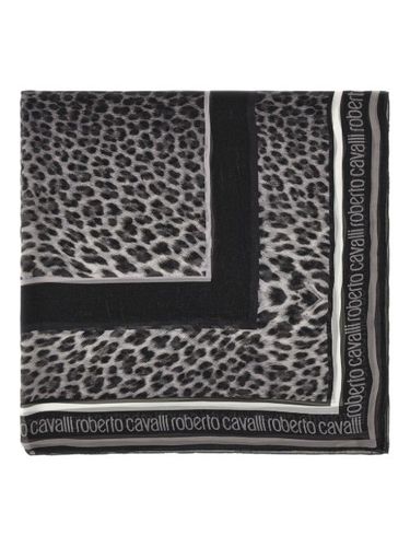 Écharpe à motif léopard - Roberto Cavalli - Modalova