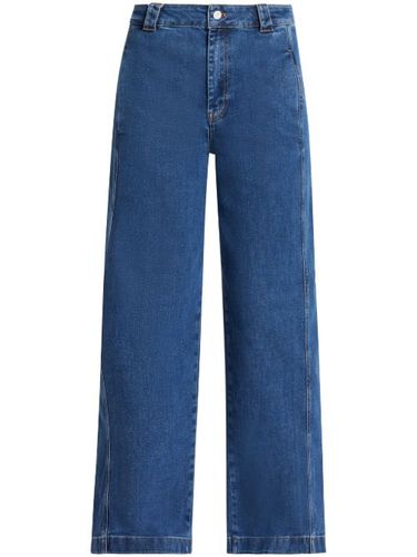 Lacoste jean à coupe ample - Bleu - Lacoste - Modalova